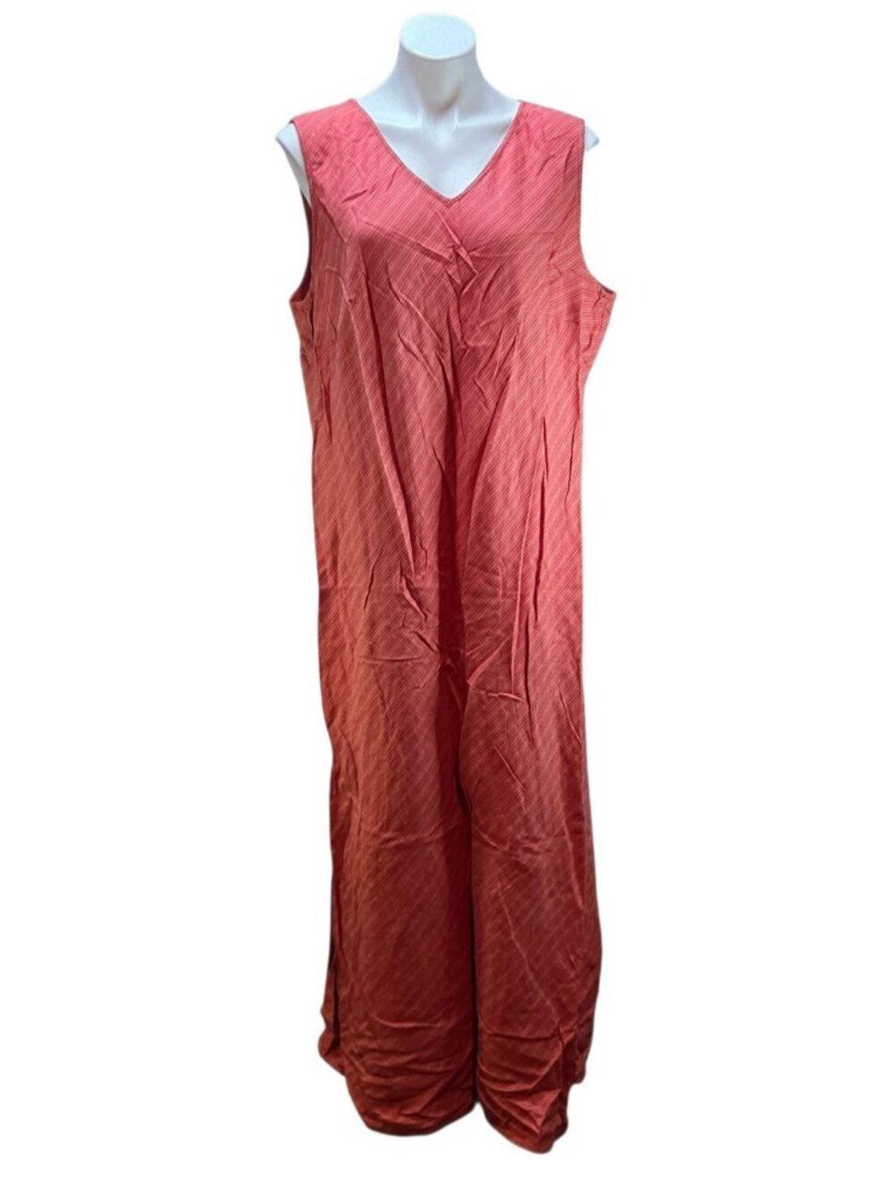 White Stag Womens Maxi 22W Orange Peach Maxi Dress